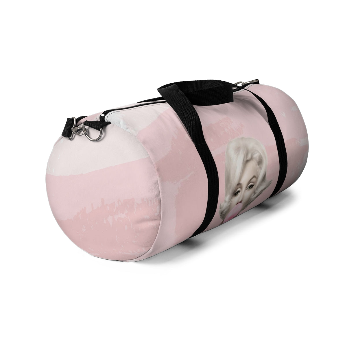 Personalized Marilyn Monroe Duffel Bag - Pink Bubblegum