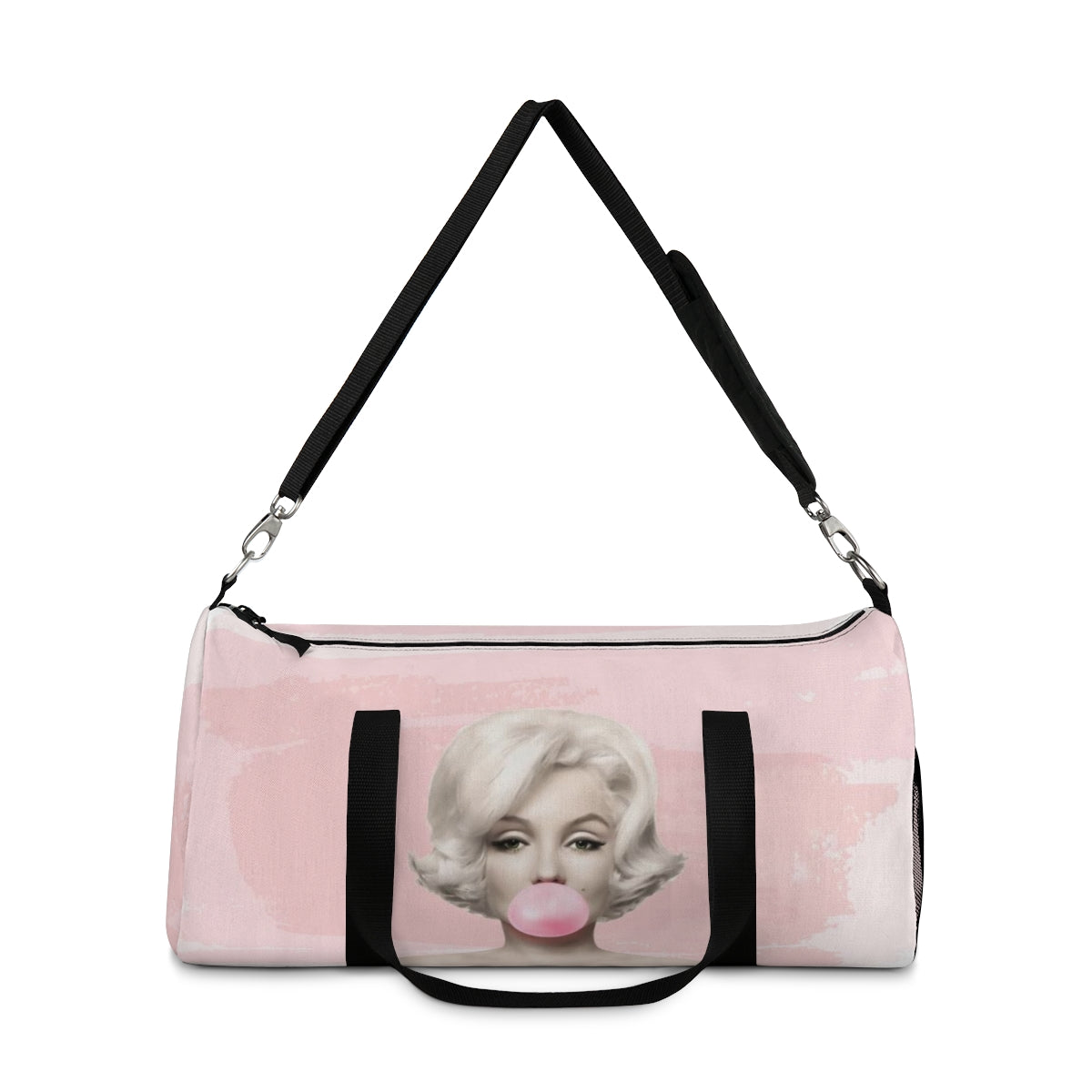 Personalized Marilyn Monroe Duffel Bag - Pink Bubblegum