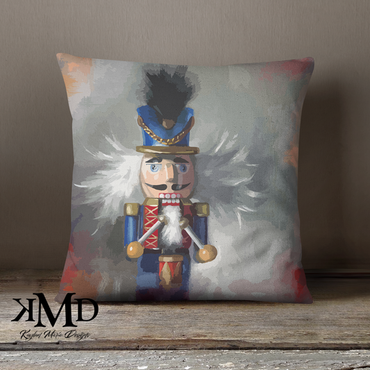 Nutcracker Pillow - Abstract Oil