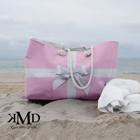 Personalized Little Pink Box Weekender Bag