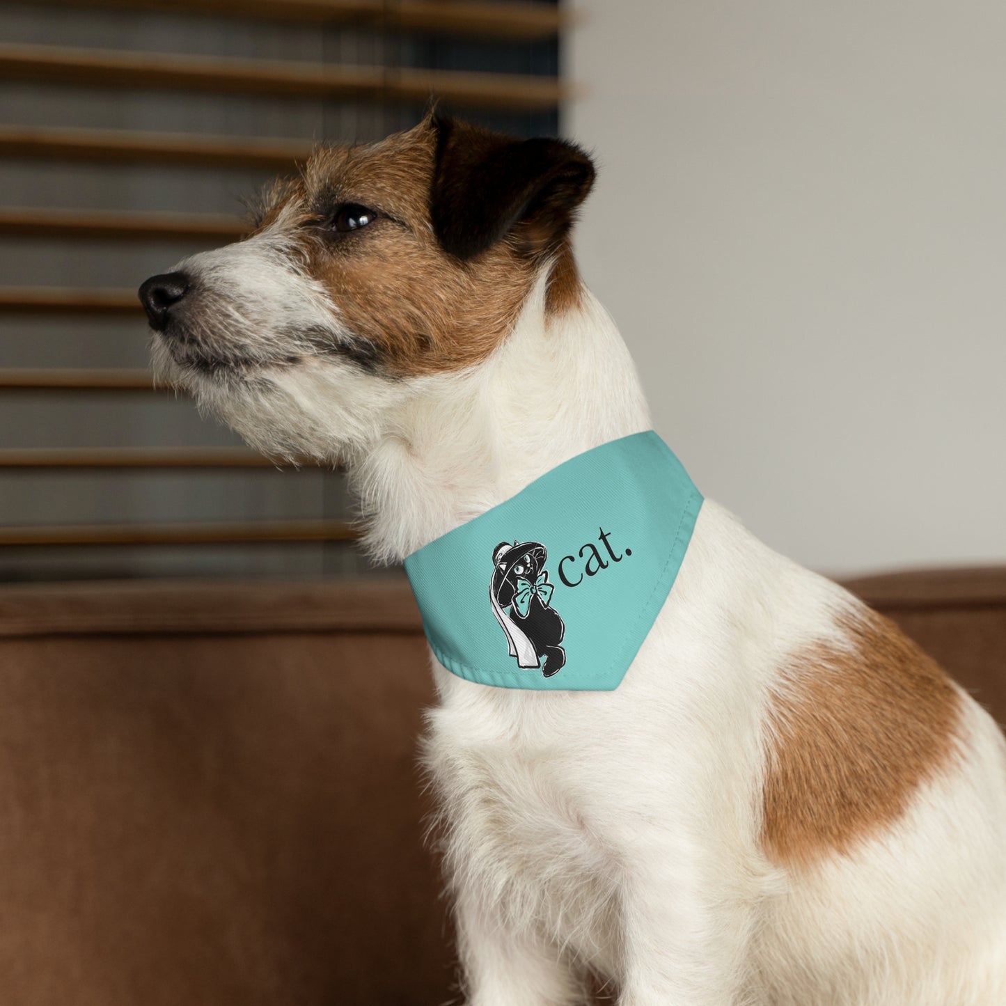 Personalized Cat Bandana Collar - Breakfast at Tiffany's Cat Collar