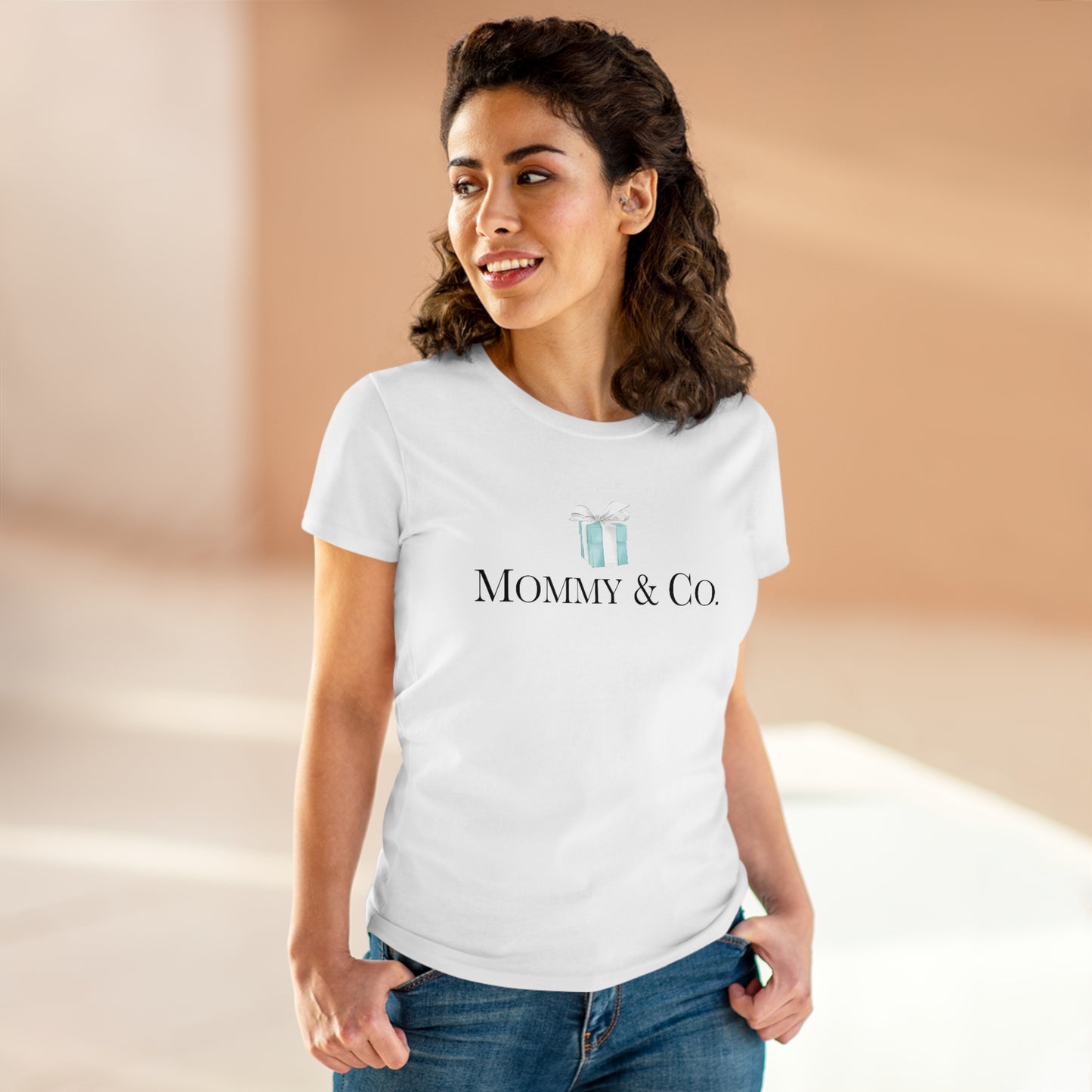 Personalized Please Return to Mommy & Co - Women's Mid-weight Gildan Cotton Tee - Please Return to Me t-Shirt