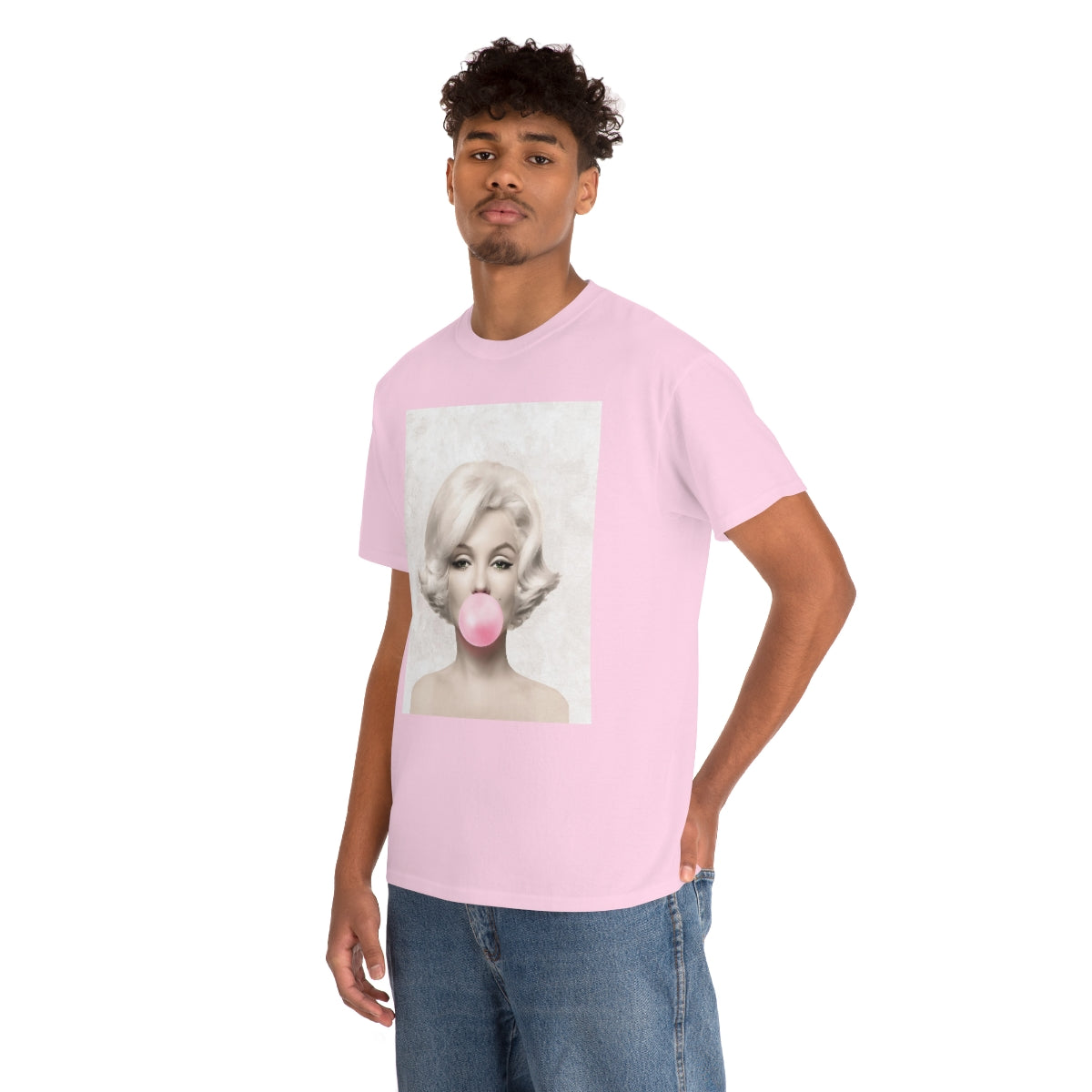 Pink Marilyn Monroe Bubblegum Tee Shirt