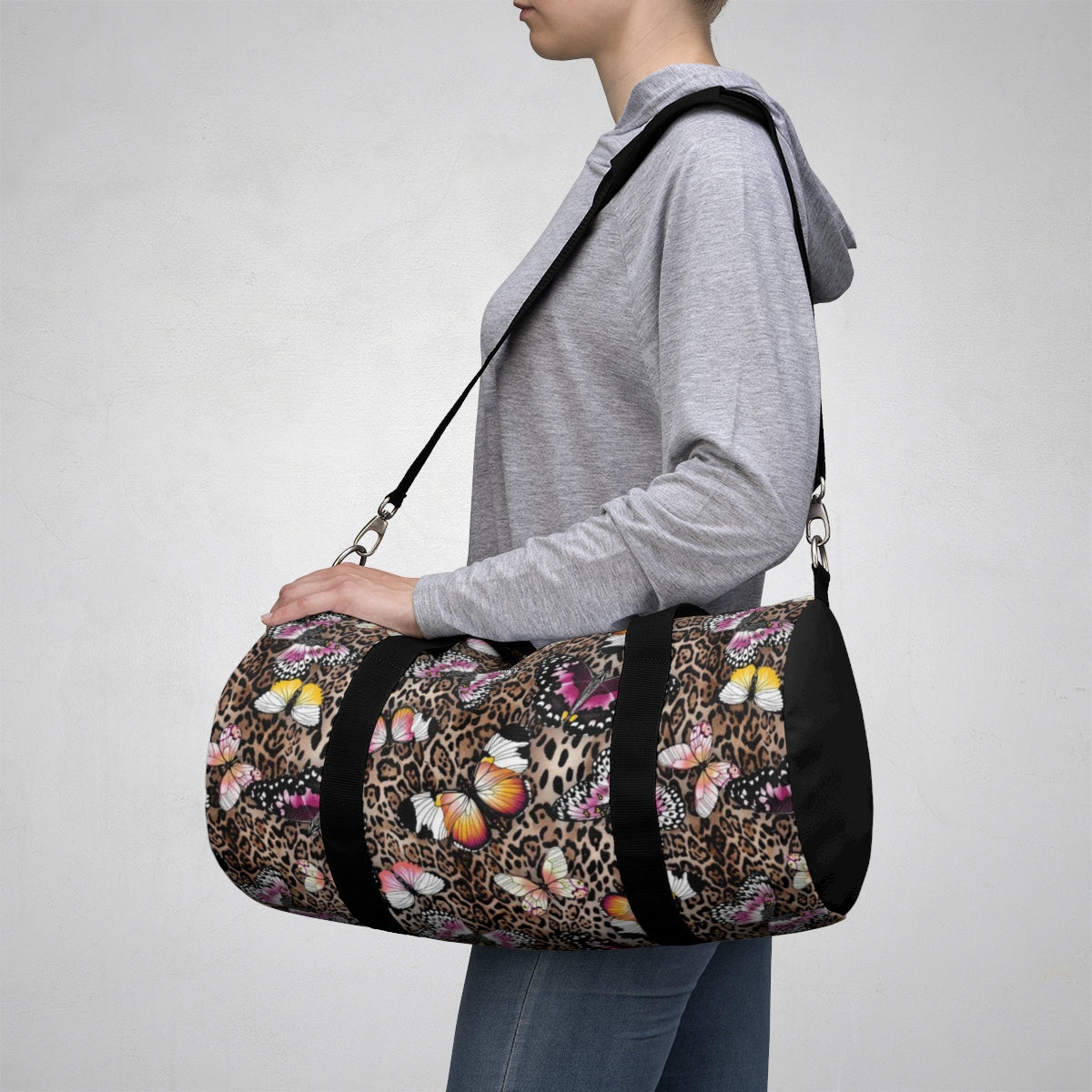 Leopard Butterfly Duffel Bag