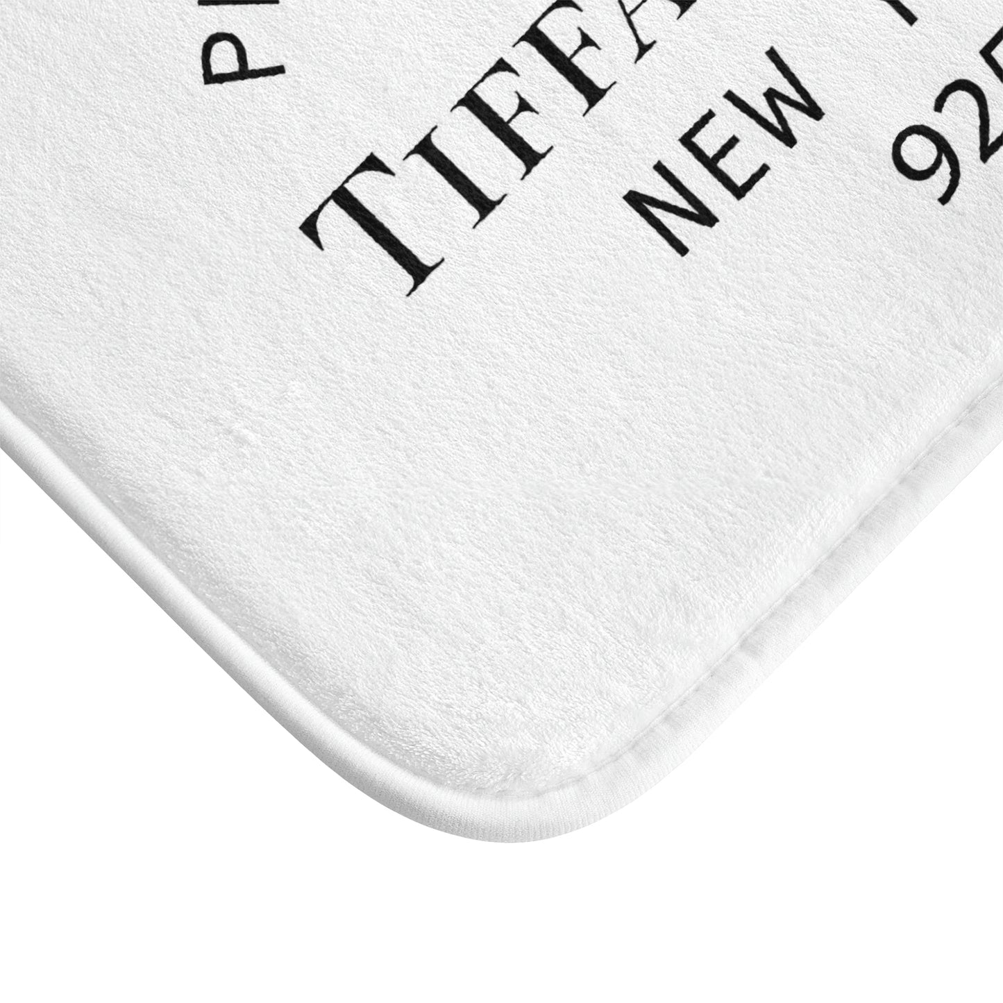 Personalized Please Return to Me Bath Mat - Your Name & Co. - Breakfast at Tiffany Inspired