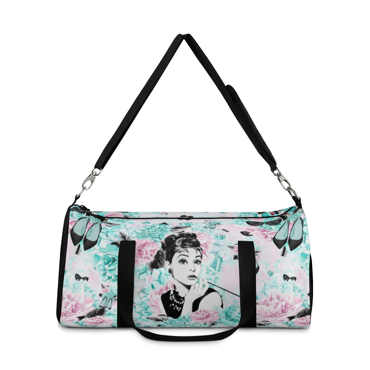 Personalized Breakfast at Tiffany Duffel Bag - Audrey Hepburn