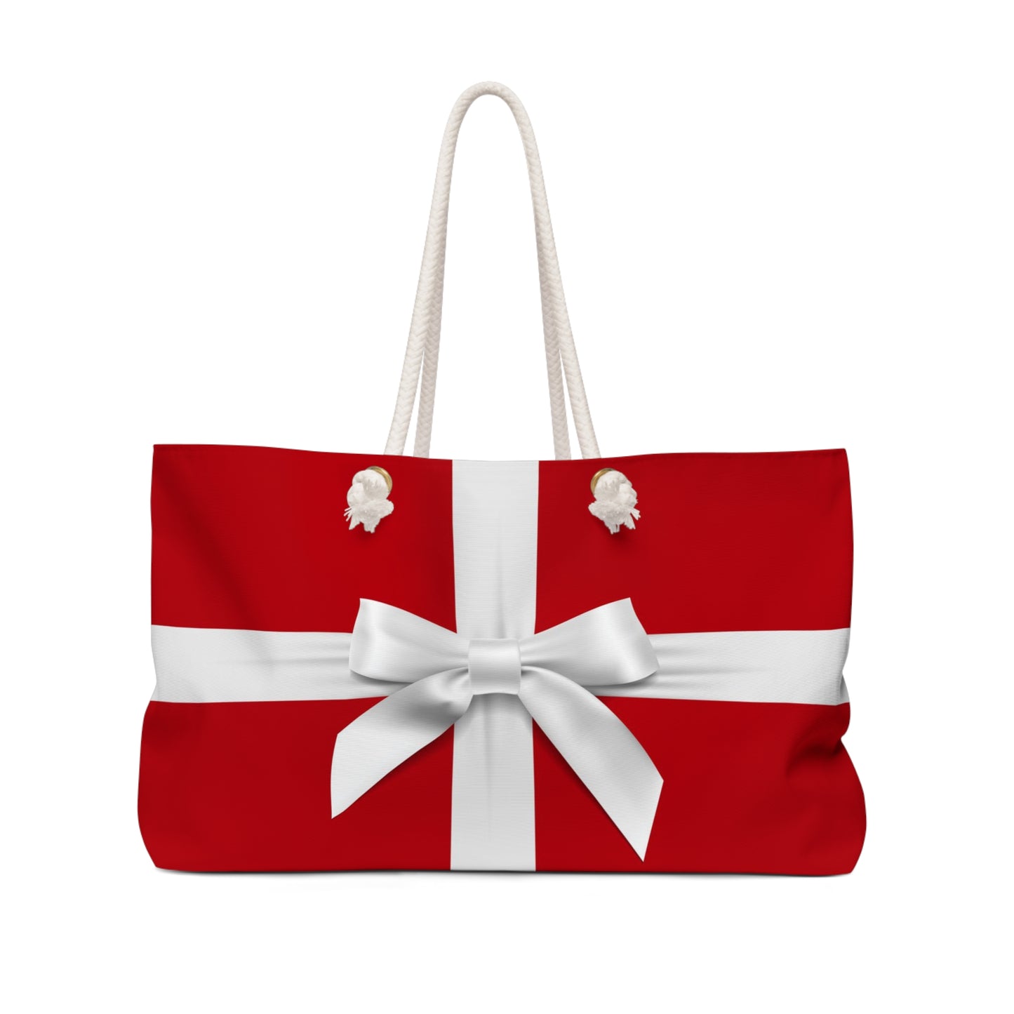 Personalized Little Red Box Holiday Bag, Christmas Tote - Christmas & Co.