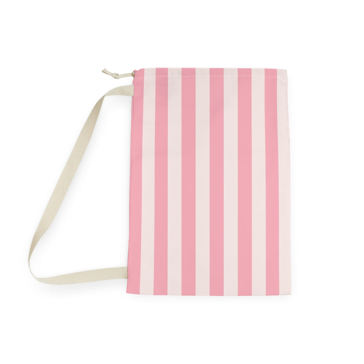 Personalized Secret Pink Stripe Sack, Laundry Sack, Santa Sack, Dust Bag, Gift Sack