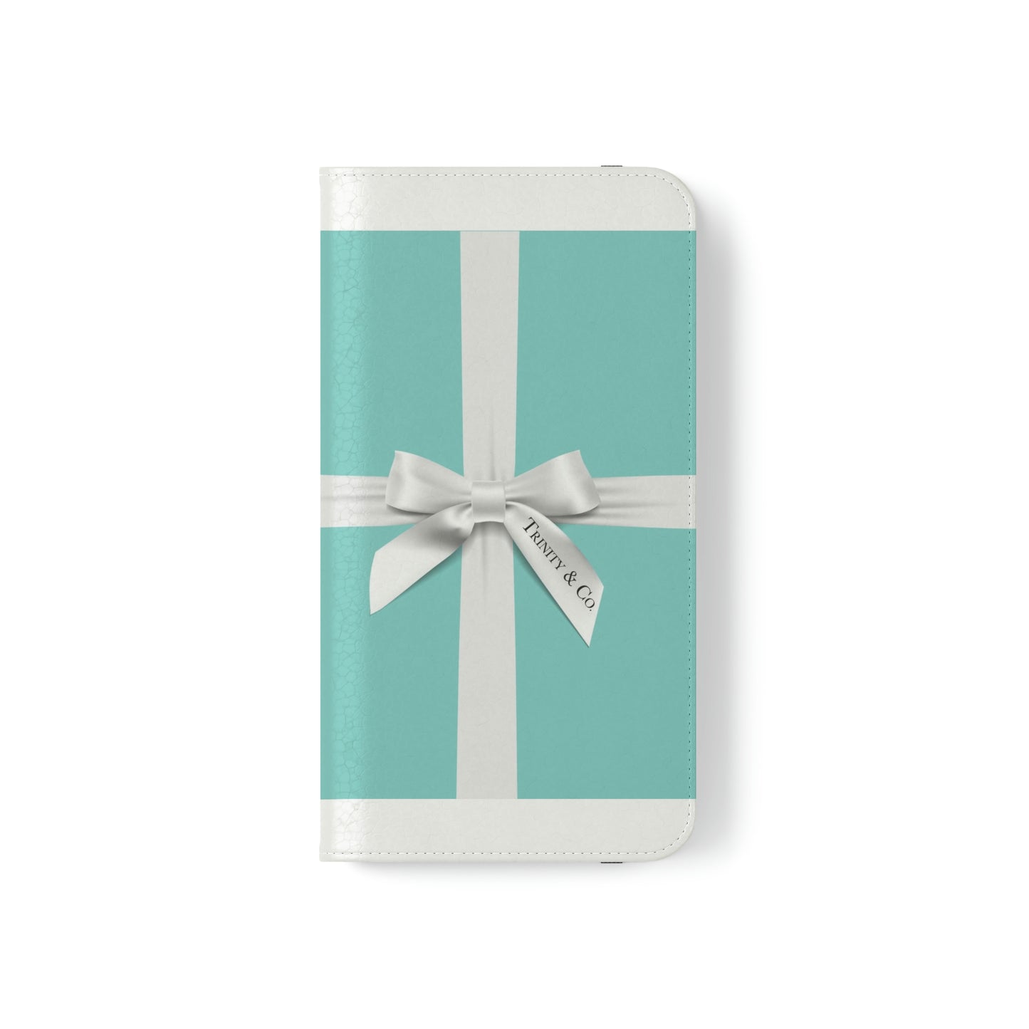 Little Blue Box Phone Case, Custom Personalized Folio Phone Case, Smart Phone Folding Case, Breakfast at Tiffany Inspired Phone Case