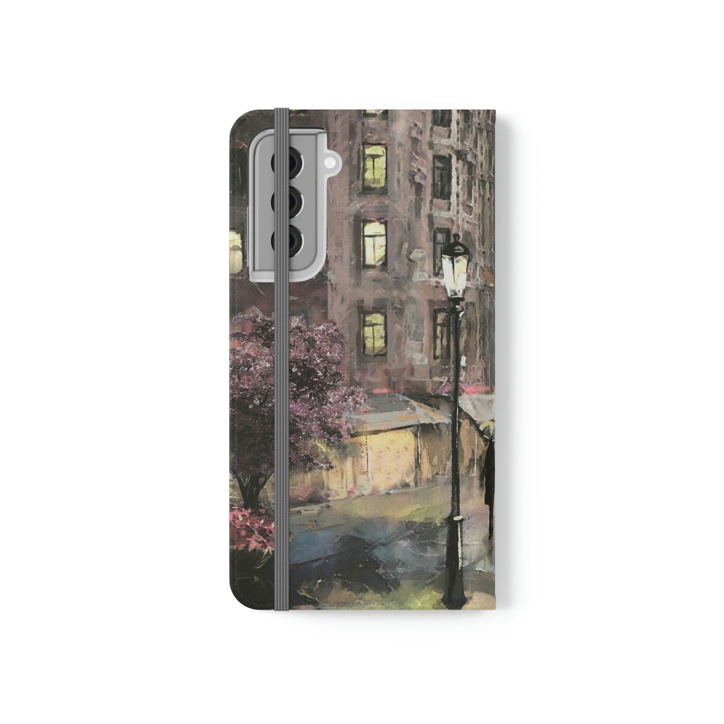 Personalized Eiffel Tower Paris Painting Phone Case, Folio Phone Case, Paris France Smart Phone Folding Case