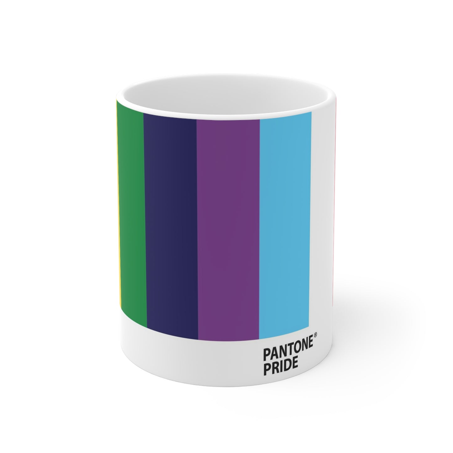 Custom Personalized Mug 11oz - LGBTQIA+ Color Swatch Mugs