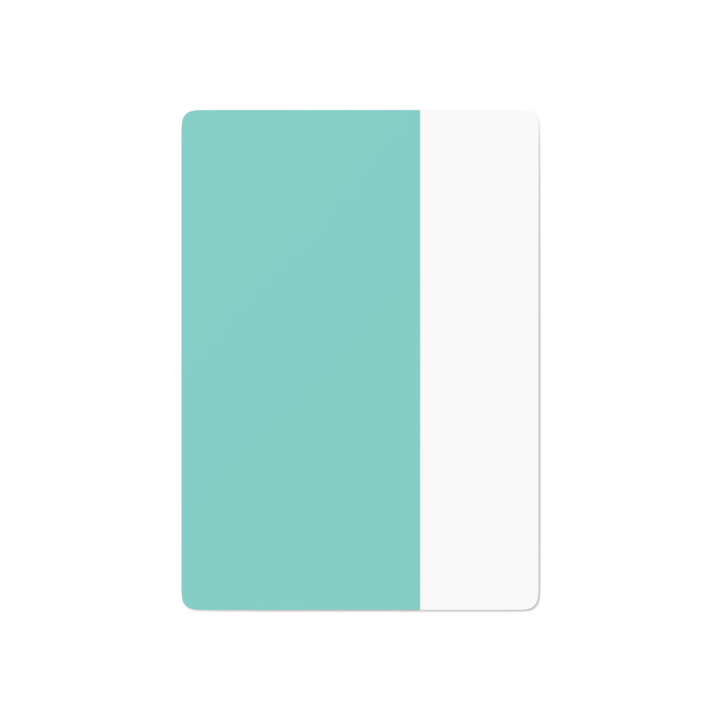 Color Block Poker Cards - Robin Egg Blue Playing Cards - Breakfast at Tiffany Inspired - Your Name & Co.