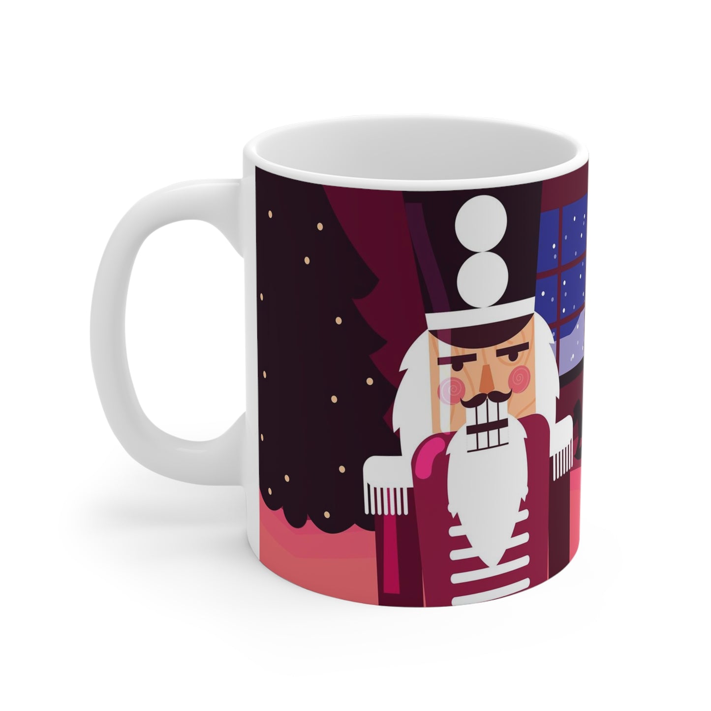 Nutcracker Mug 11oz - Modern Retro Nutcracker Ballet Mug