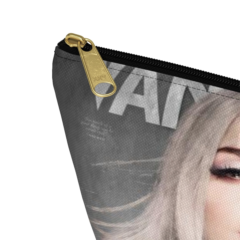 Lady Gaga Cosmetic Pouch w T-bottom, Accessory Pouch, Vanity Fair