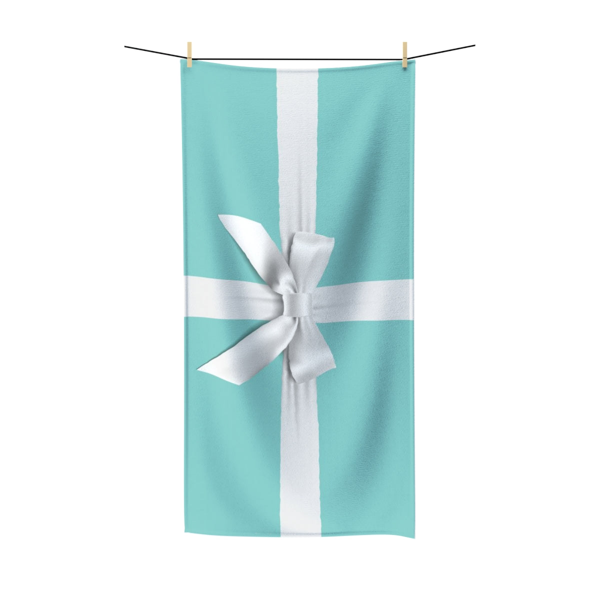 Personalized Little Blue Box Polycotton Towel - 2 Sizes