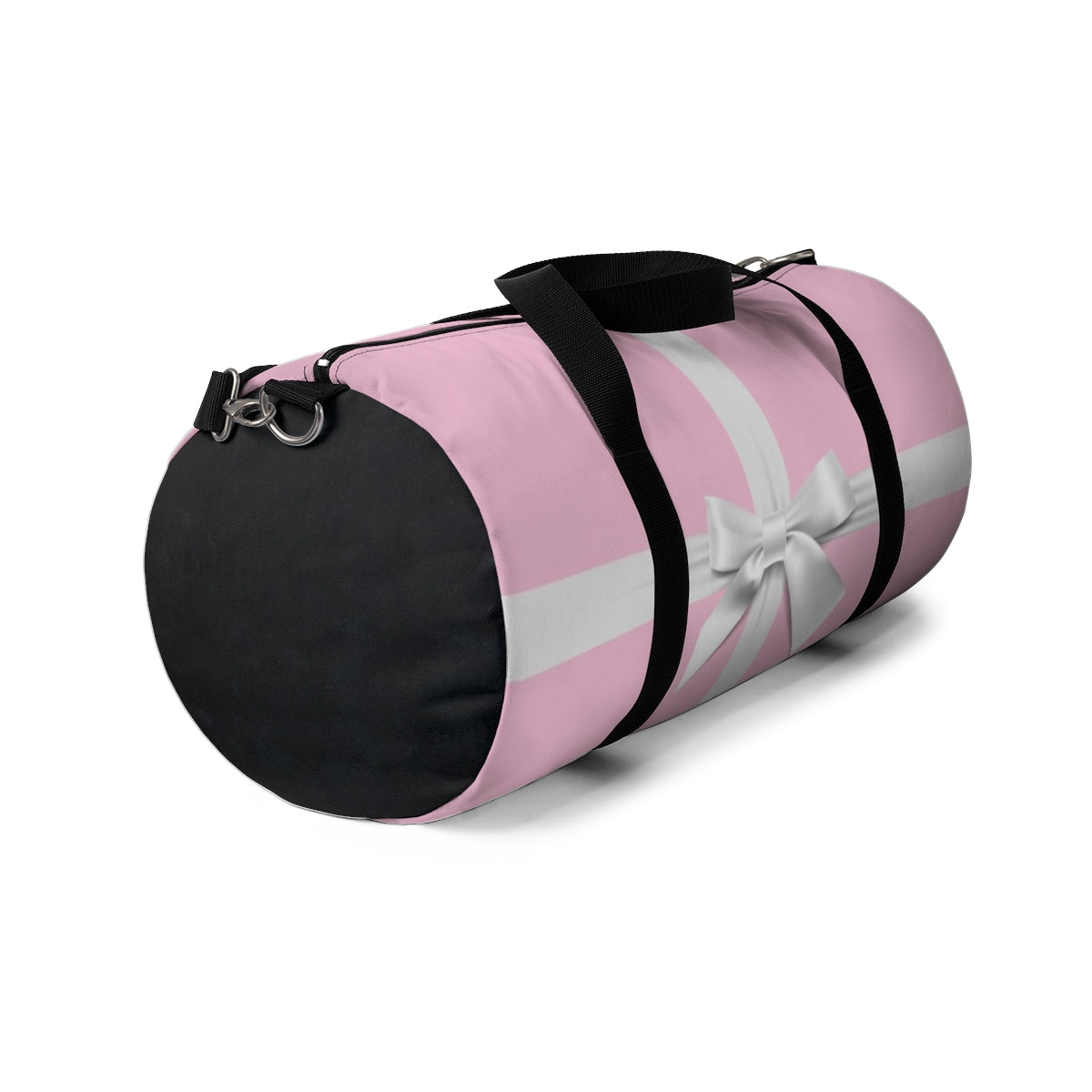 Personalized Little Pink Box Duffel Bag - White Bow