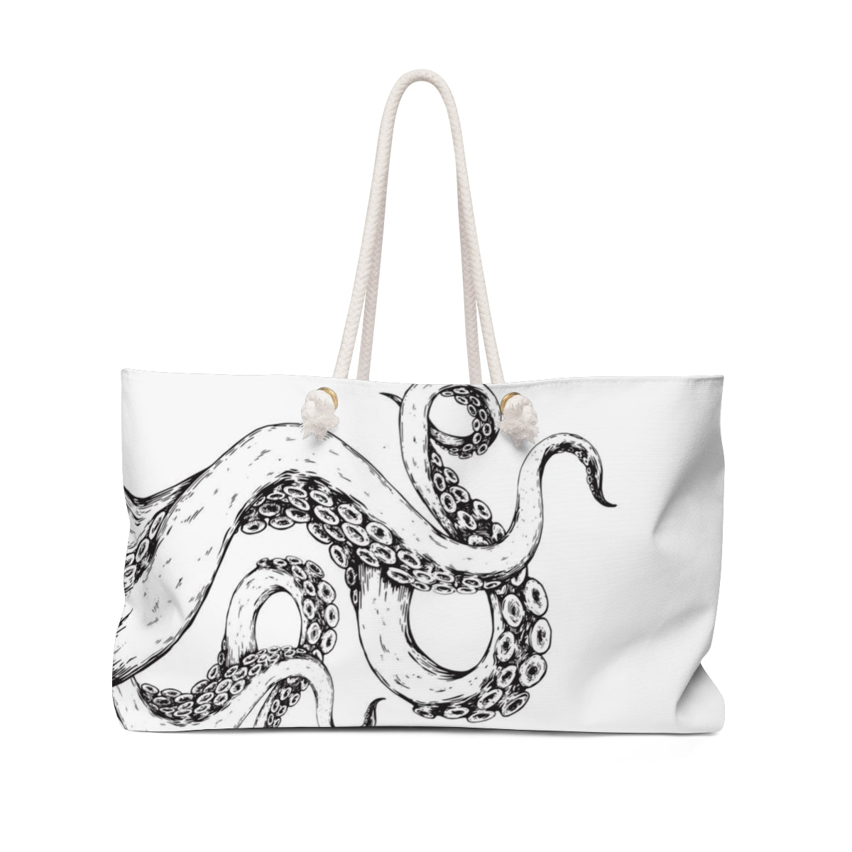 Octopus Tentacle Weekender Bag - Nautical White