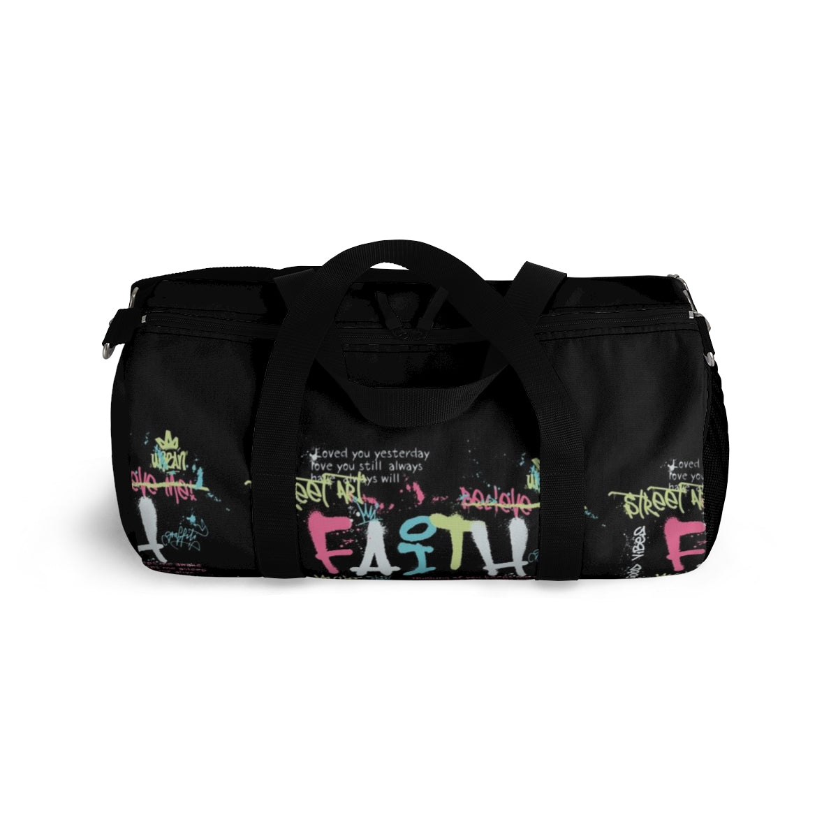 Faith Duffel Bag - Graffiti Paint Faith Inspiration