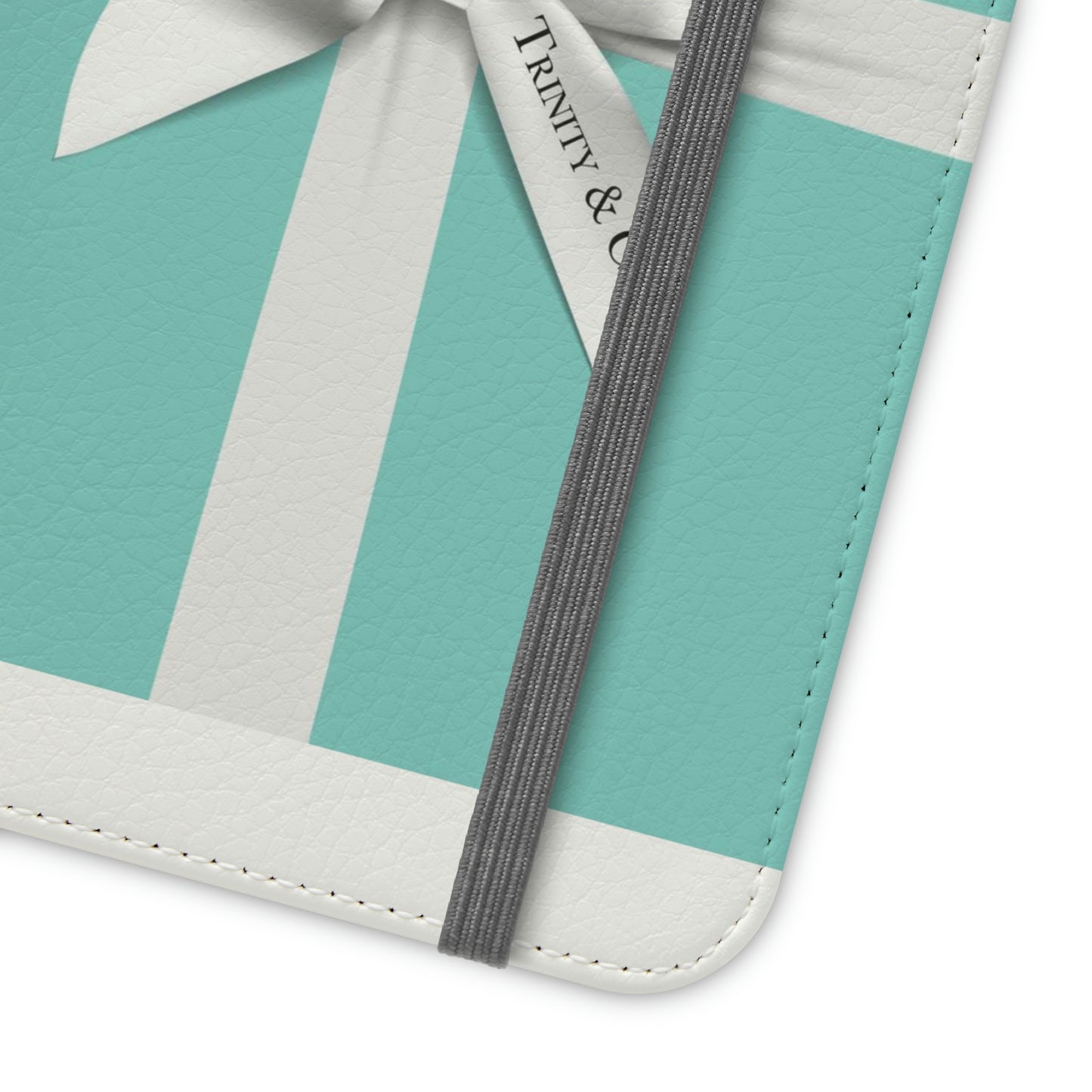 Little Blue Box Phone Case, Custom Personalized Folio Phone Case, Smart Phone Folding Case, Breakfast at Tiffany Inspired Phone Case