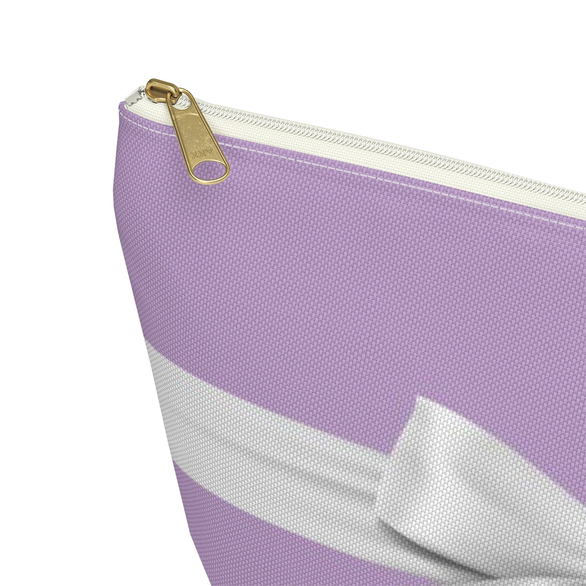 Little Lavender Box Cosmetic Pouch w T-bottom, Accessory Pouch