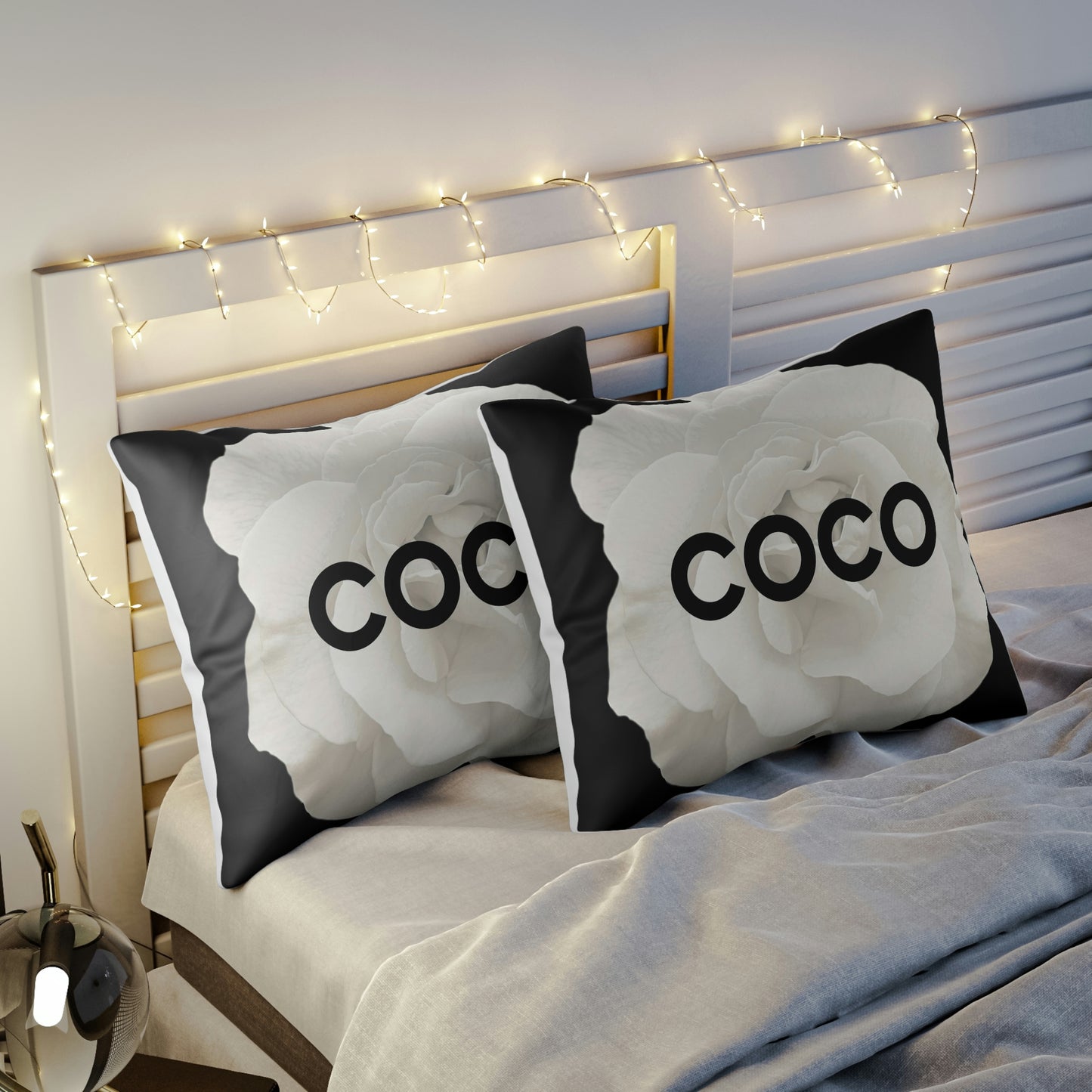 COCO Rose Pillow Shams - Custom Designed Pillow Shams - King Pillow Shams - Bed Pillow Shams