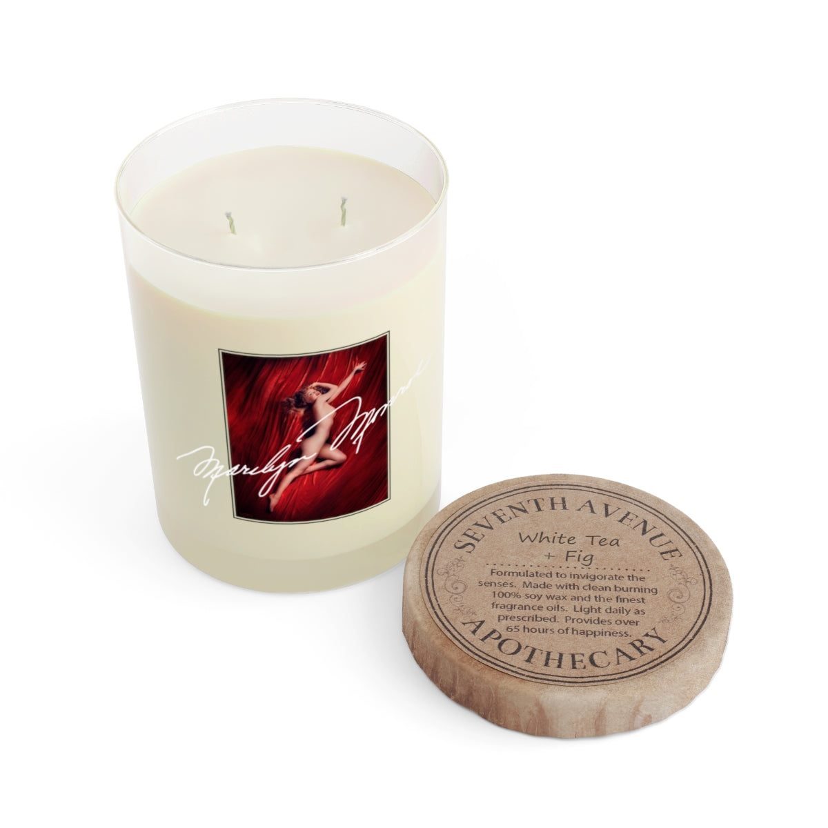 Marilyn Monroe Scented Candle - Full Glass, 11oz - Playboy