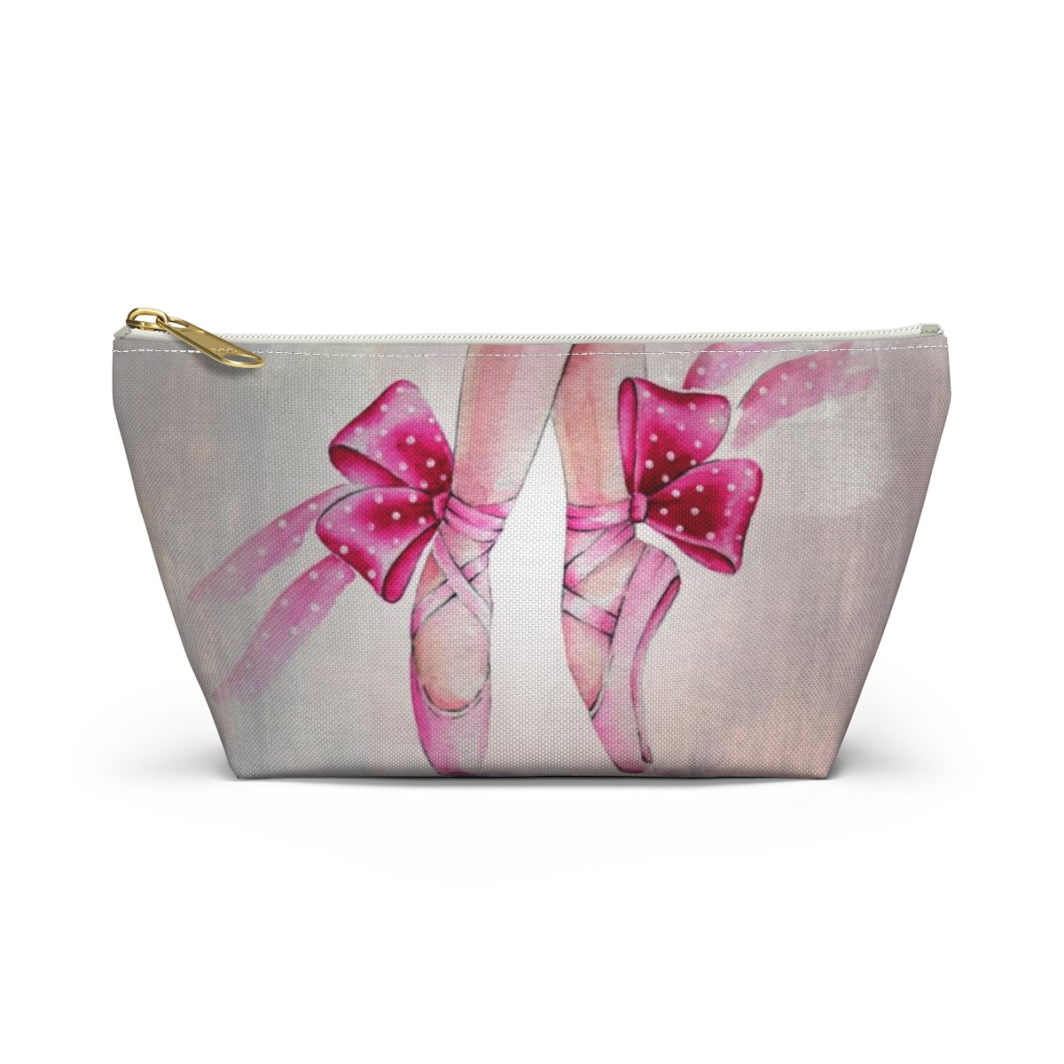 Good Feet Bad Feet Ballet Pouch w T-bottom, Accessory Pouch - Ballerina