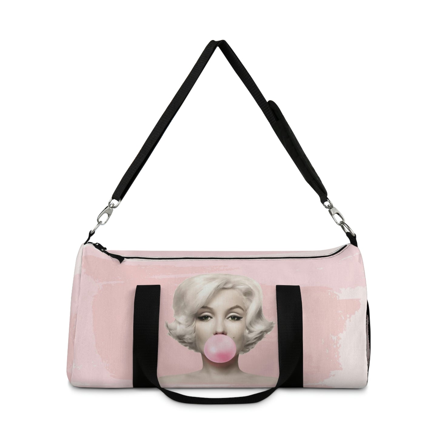 Personalized Marilyn Monroe Duffel Bag - Pink Bubblegum