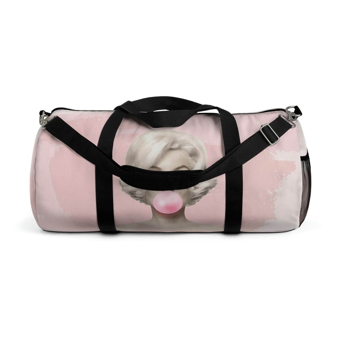 Personalized Marilyn Monroe Duffel Bag - Pink Bubblegum