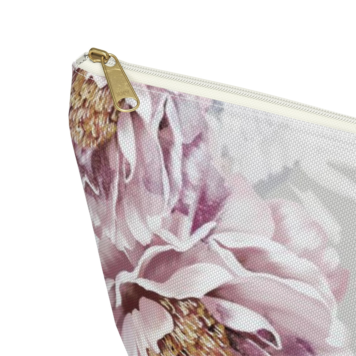 Marilyn Monroe Pouch w T-bottom, Accessory Pouch - Pink Peonies