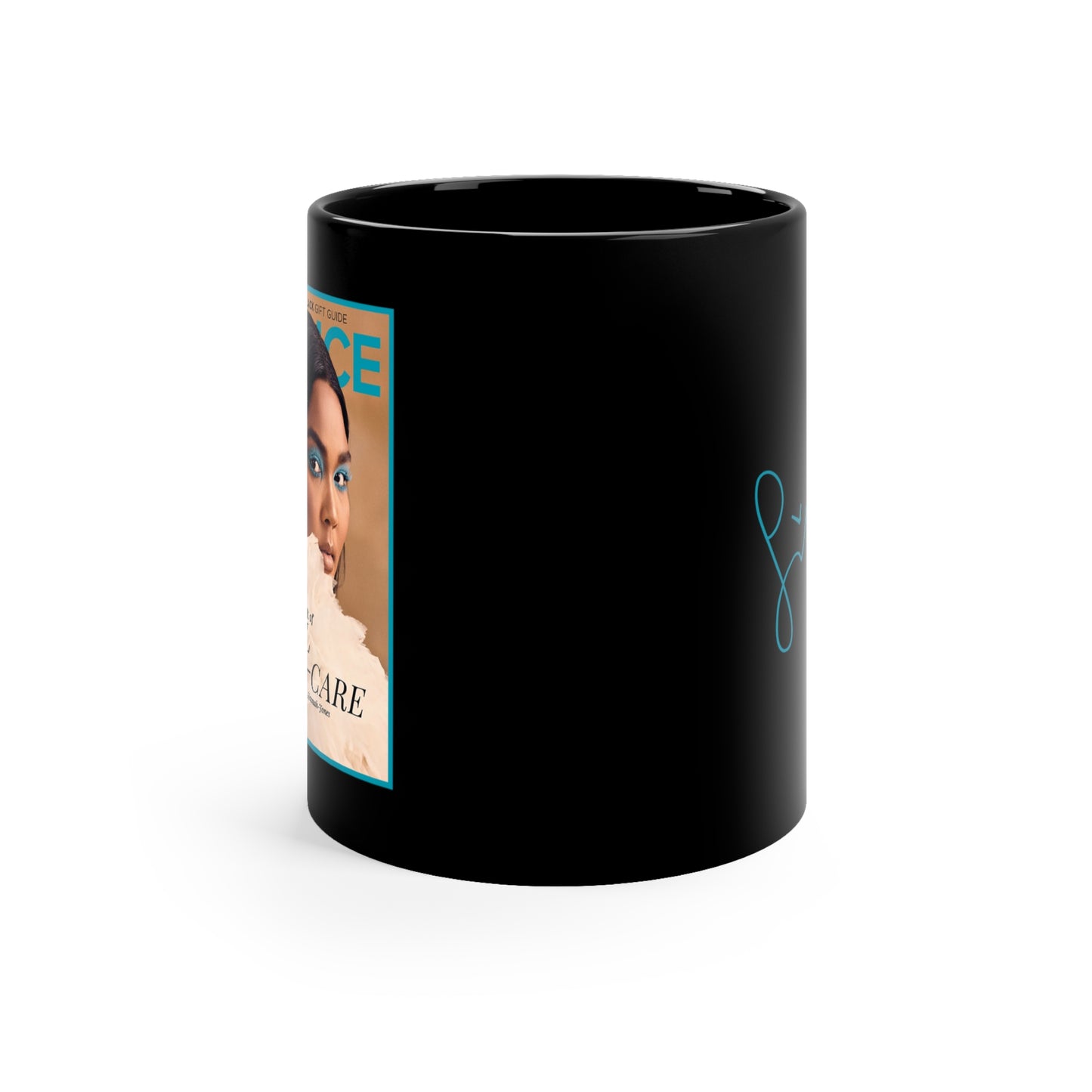 Lizzo ESSENCE Magazine Cover Mug - 11oz Black Mug - Lizzo Autograph Mug