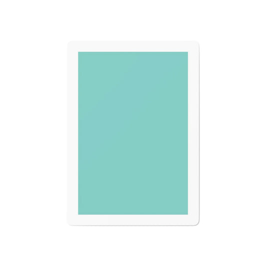 Personalized Poker Cards - Robin Egg Blue Playing Cards - Breakfast at Tiffany Inspired - Your Name & Co.