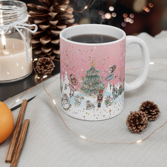 Personalized Nutcracker Mug 11oz - Pink Nutcracker Ballet Mug