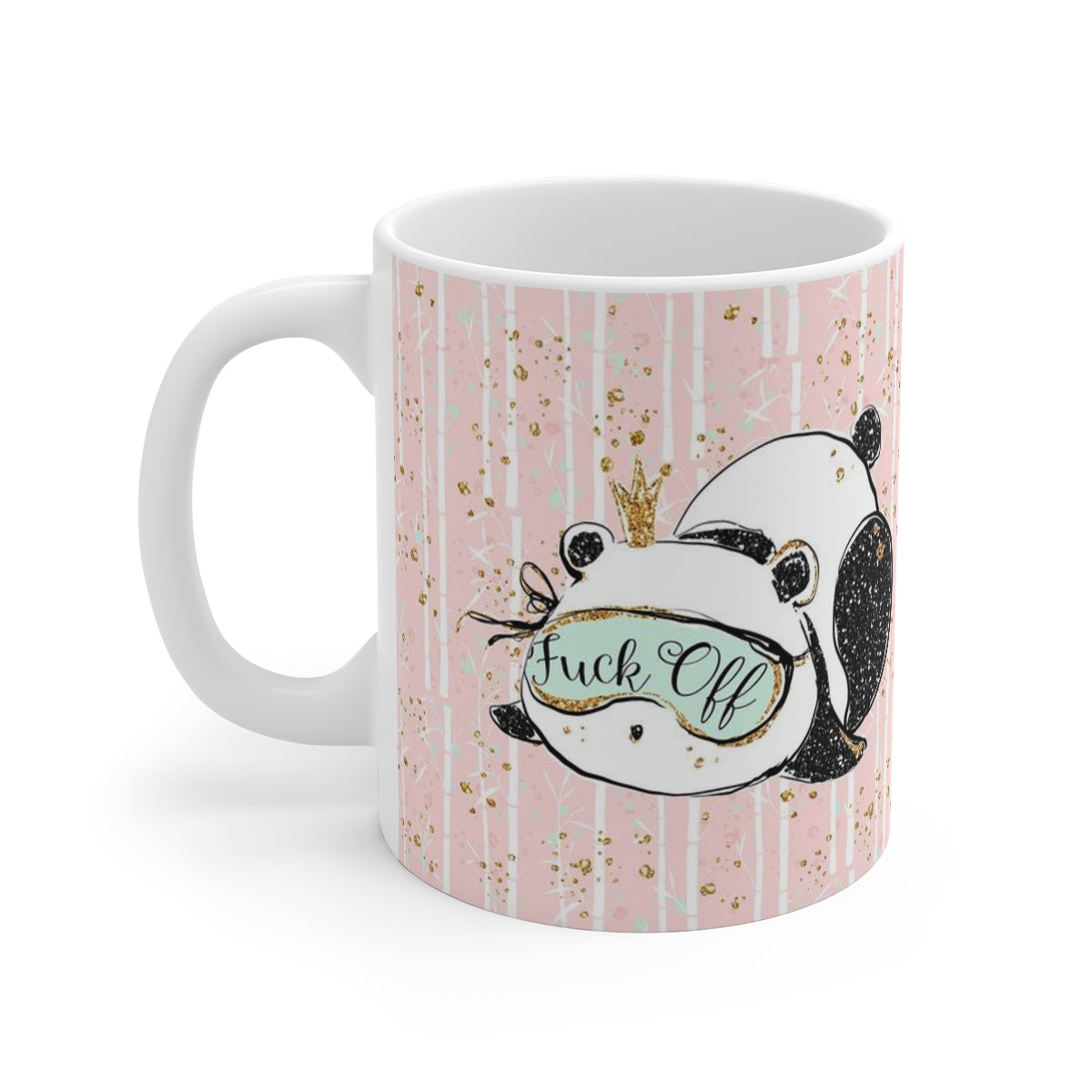 ADULT Not a Morning Panda Mug 11oz