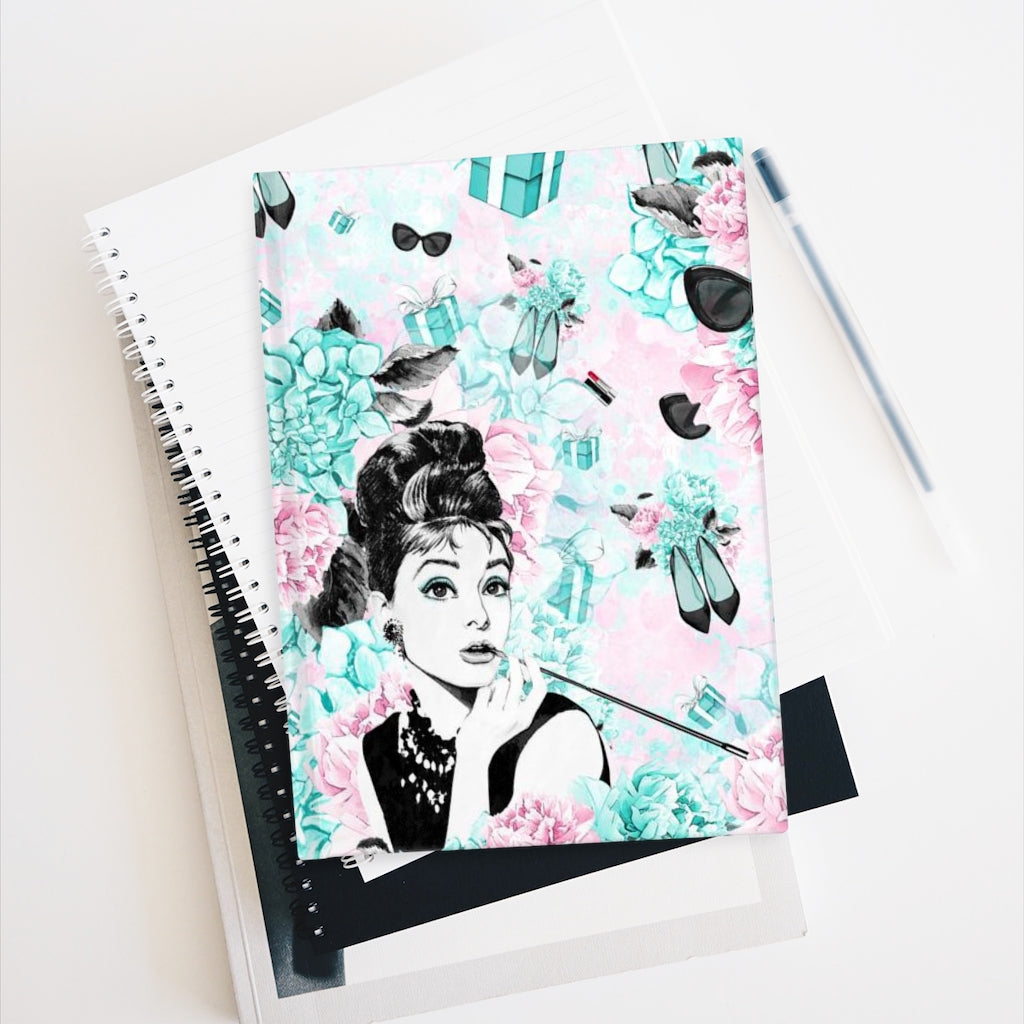 Audrey Hepburn Journal - Breakfast at Tiffany, Blank Pages