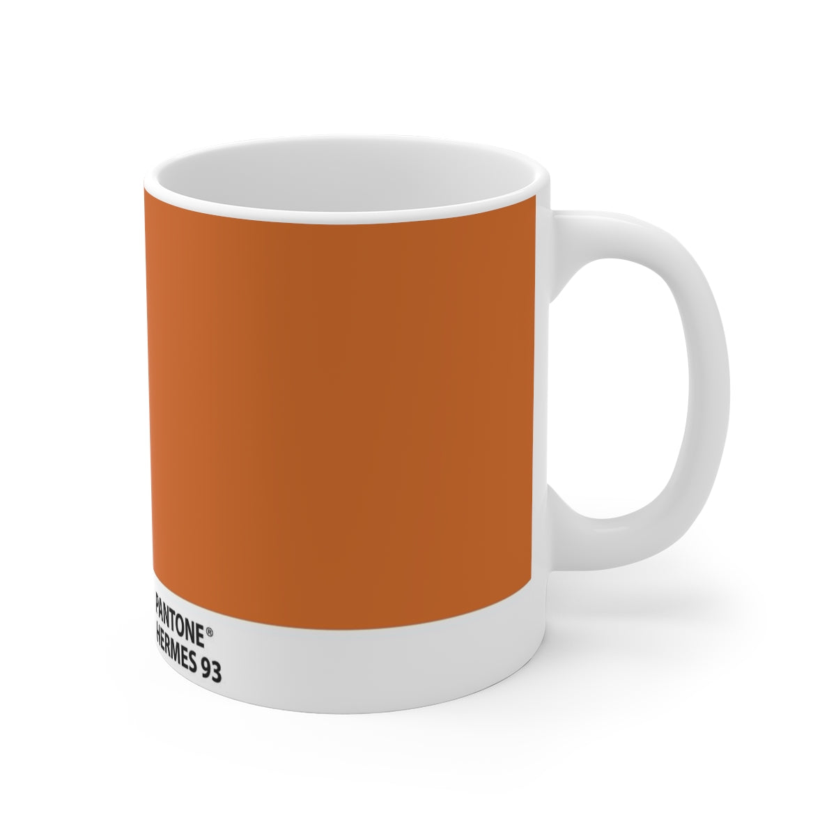 Custom Personalized Mug 11oz - Orange Color Swatch Mugs