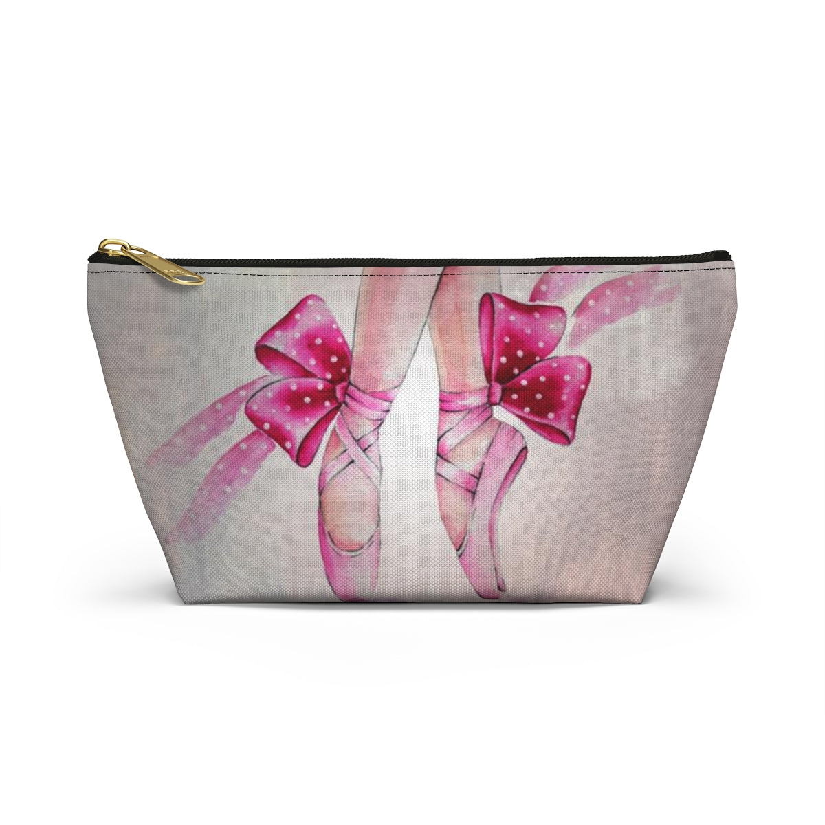 Good Feet Bad Feet Ballet Pouch w T-bottom, Accessory Pouch - Ballerina