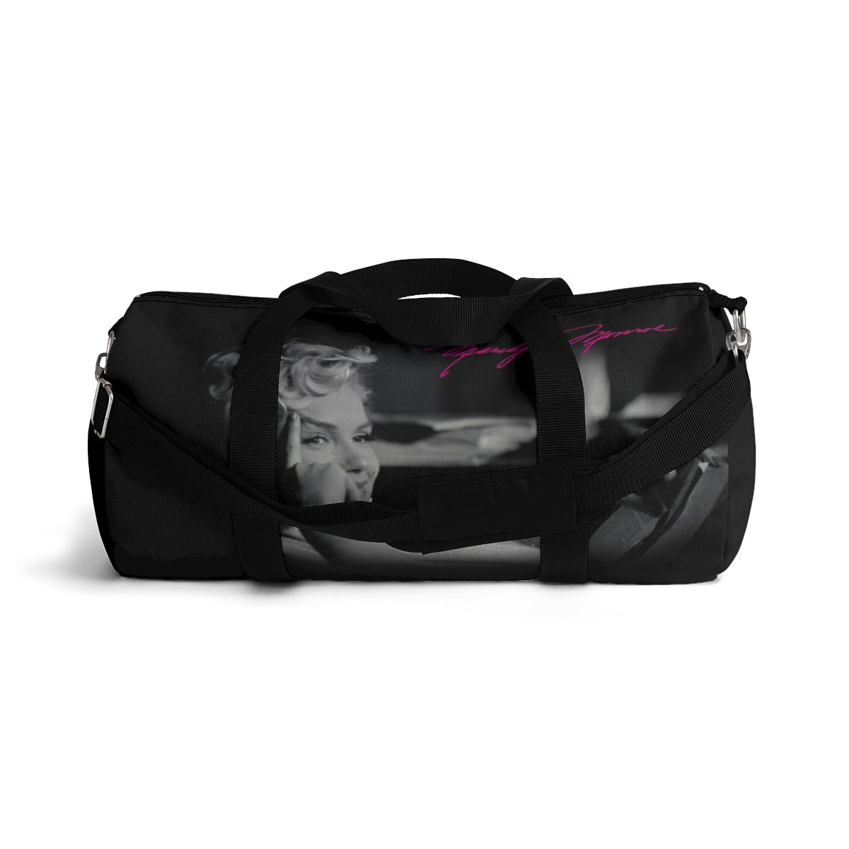 Marilyn Monroe Duffel Bag - Hot Pink Autograph