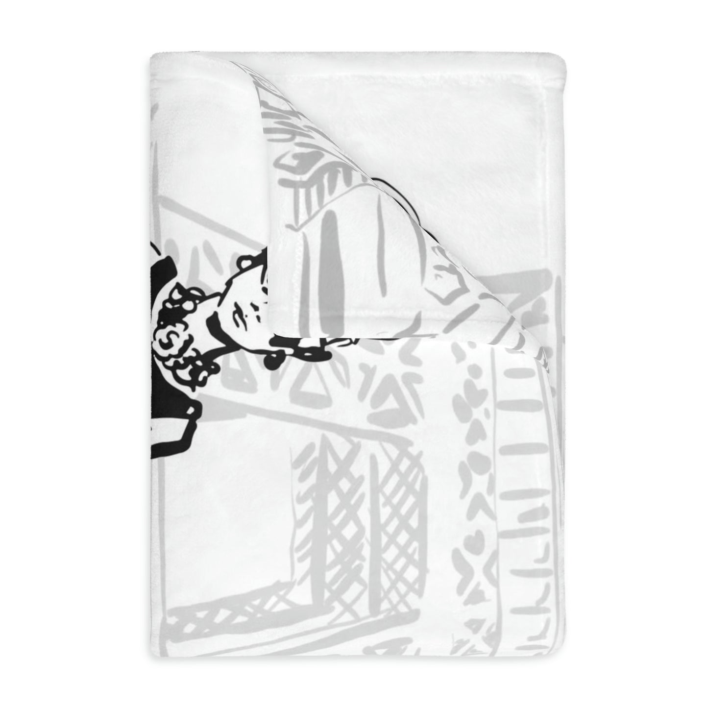 Audrey Hepburn in Paris Blanket - Velveteen Minky Throw - Breakfast at Tiffany Throw Blanket