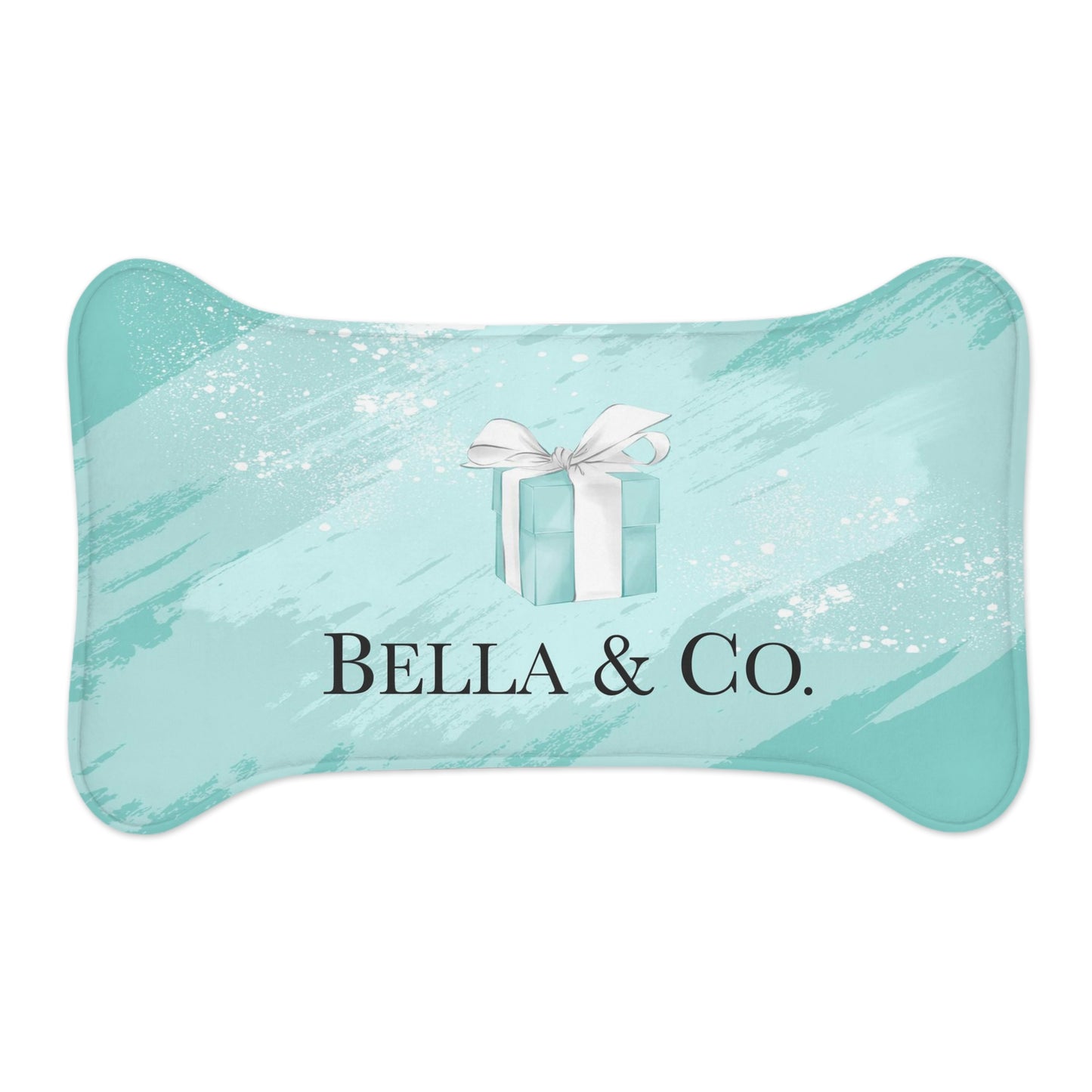 Personalized Pet Name Mat - Pet Feeding Mats - Little Blue Box Name and Co.