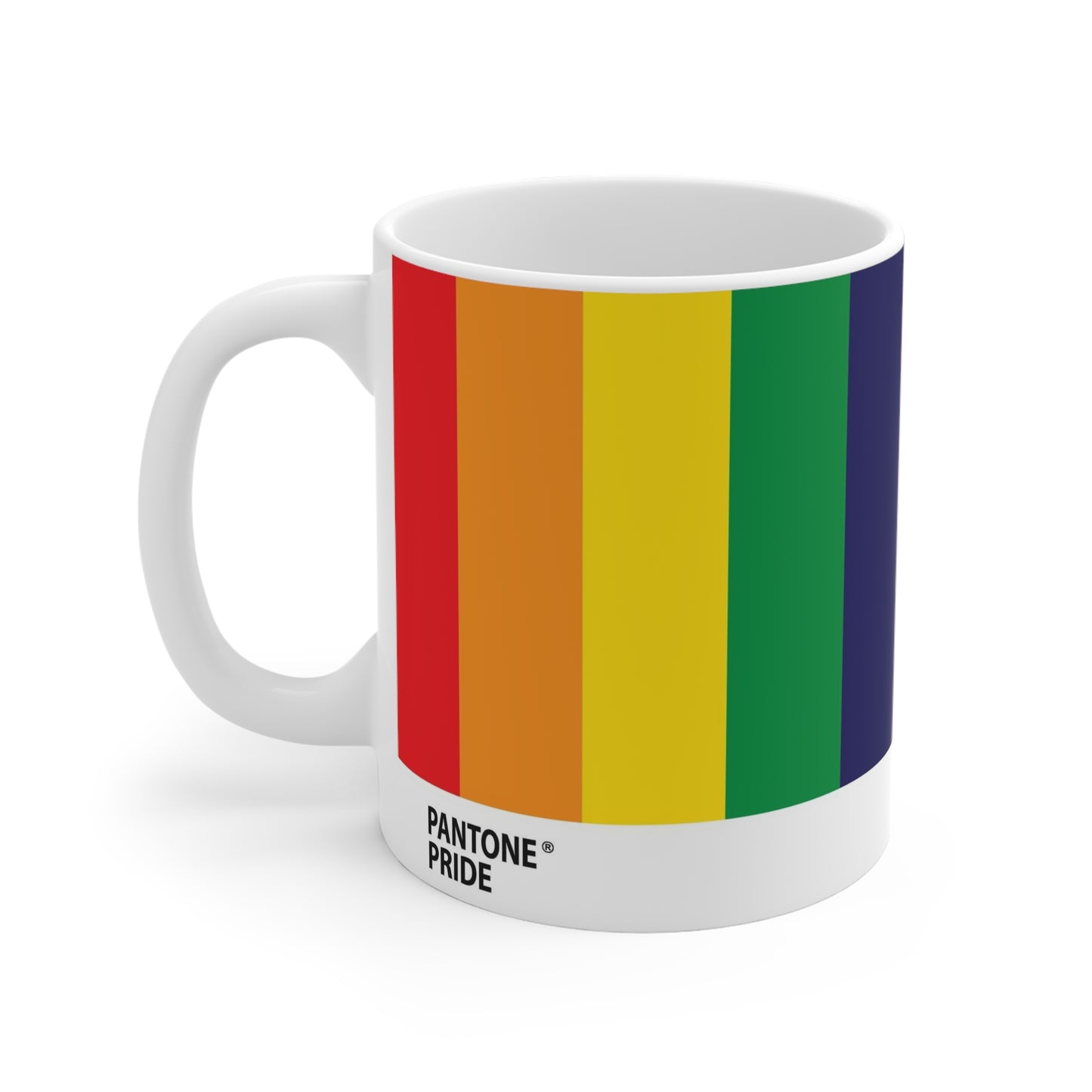 Custom Personalized Mug 11oz - LGBTQIA+ Color Swatch Mugs