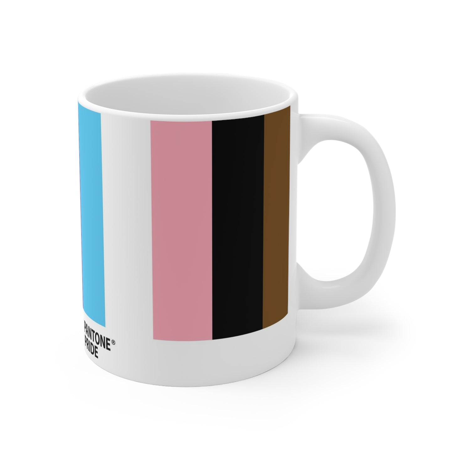 Custom Personalized Mug 11oz - LGBTQIA+ Color Swatch Mugs