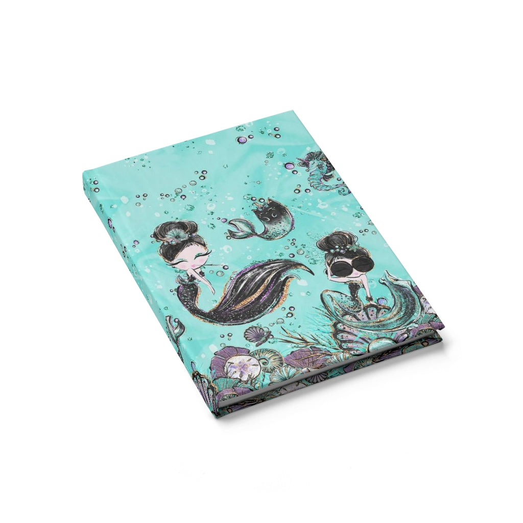 Breakfast at Tiffany Mermaid Journal - Blank Pages, Audrey Hepburn, Caticorn