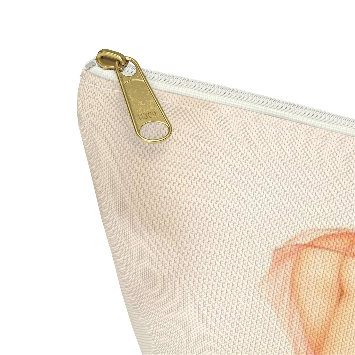 Pinup Girl Cosmetic Pouch w T-bottom, Accessory Pouch - Being Yourself is the Prettiest Thing You Can Be