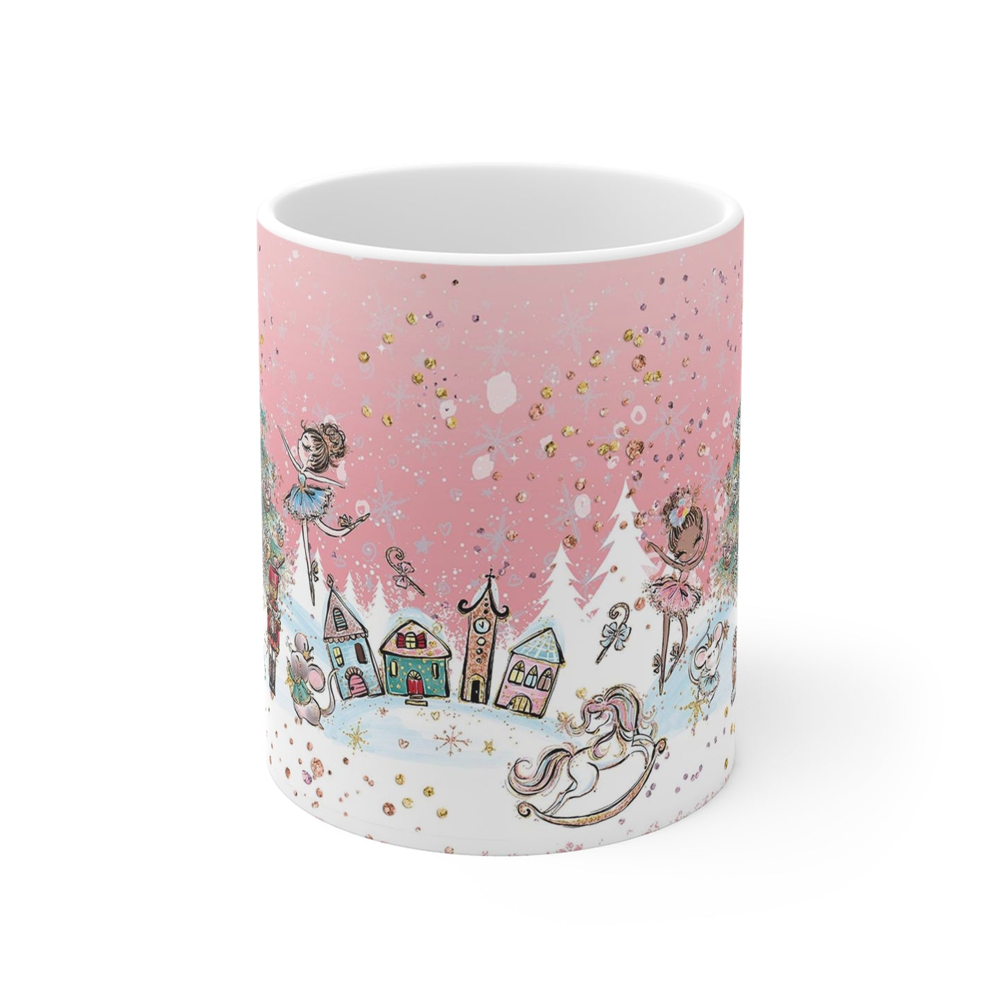 Personalized Nutcracker Mug 11oz - Pink Nutcracker Ballet Mug