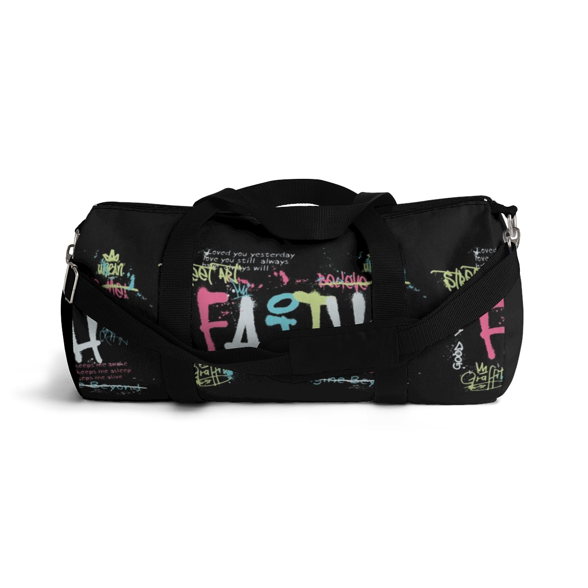 Faith Duffel Bag - Graffiti Paint Faith Inspiration