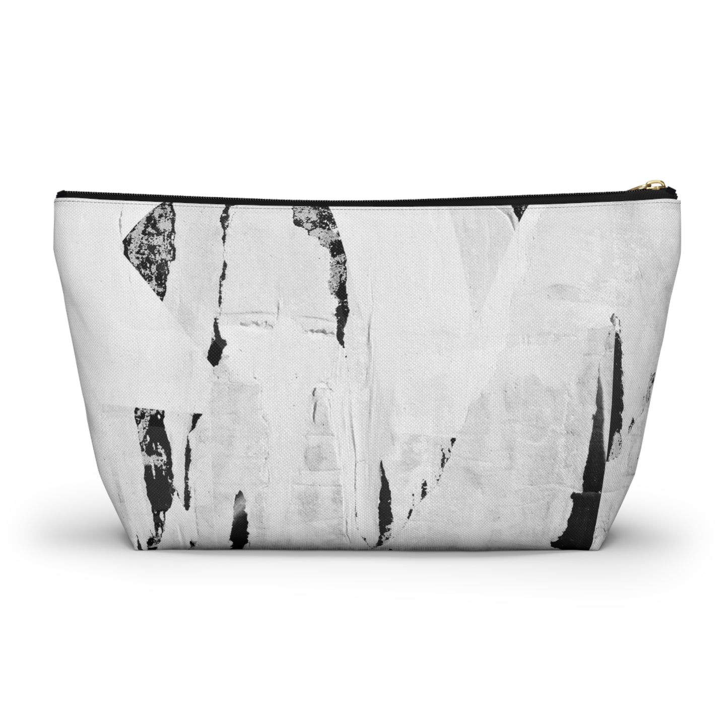 ADULT F*ckery Cosmetic Pouch w T-bottom, Accessory Pouch - Black and White with Hot Pink Only Here for the fuckery