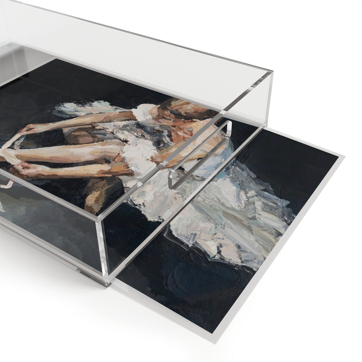 Ballerina Acrylic Serving Tray, Ballet Oil Painting