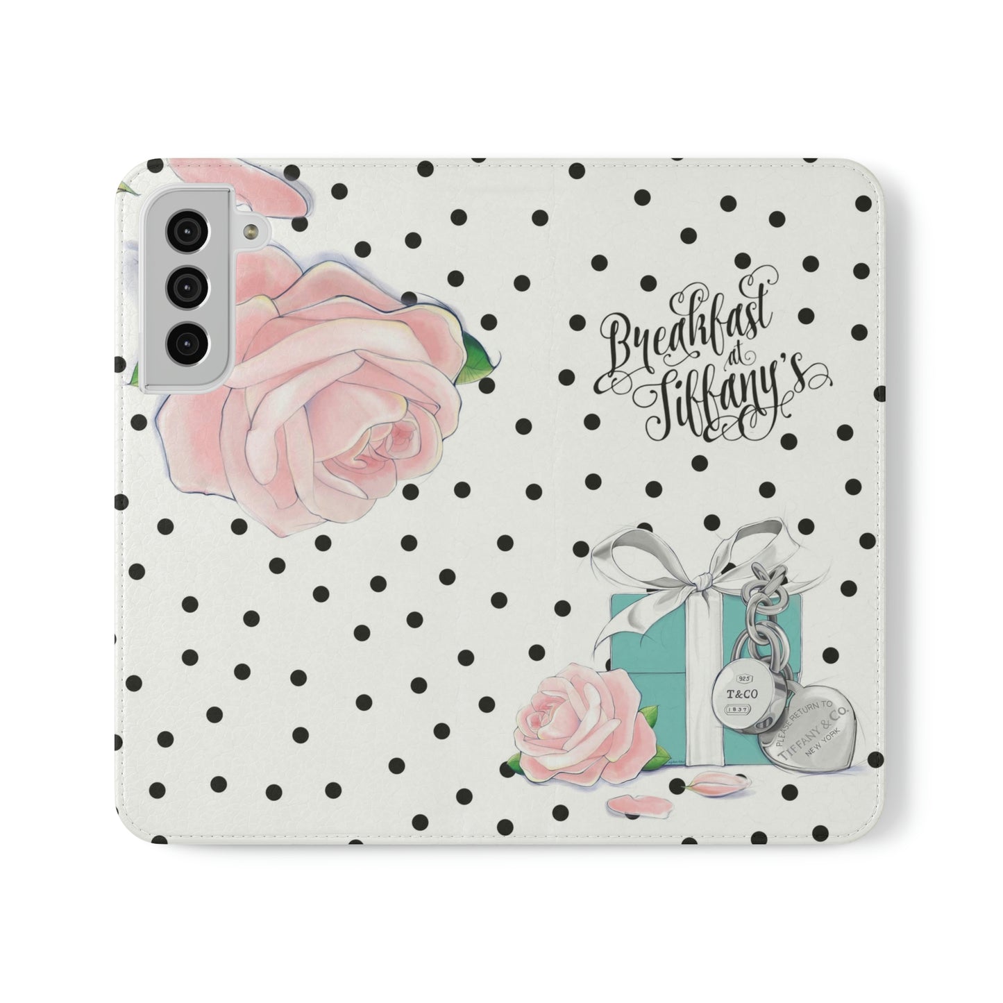 Personalized Breakfast at Tiffany Phone Case, Folio Phone Case, Breakfast at Tiffany Smart Phone Folding Case