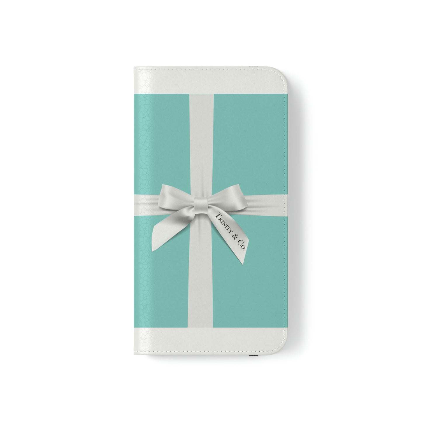 Little Blue Box Phone Case, Custom Personalized Folio Phone Case, Smart Phone Folding Case, Breakfast at Tiffany Inspired Phone Case